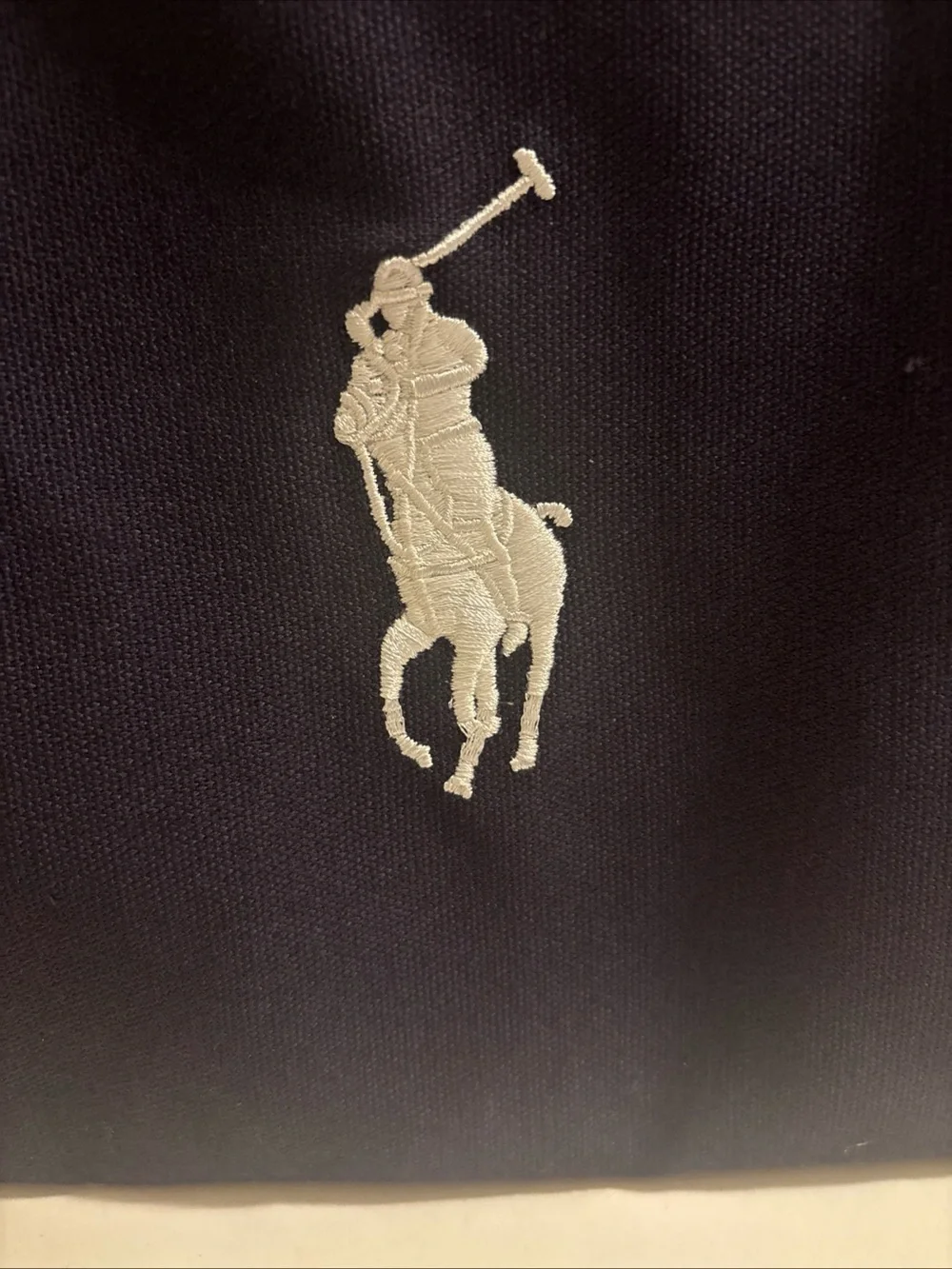 Polo by Ralph Lauren Navy Duffel with White Striped Trim
